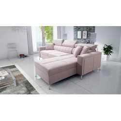 Narożnik Oslo I Maxi z funkcją spania Velvet, Jaguar 2170 | Fantastyczny komfort i styl w Twoim domu