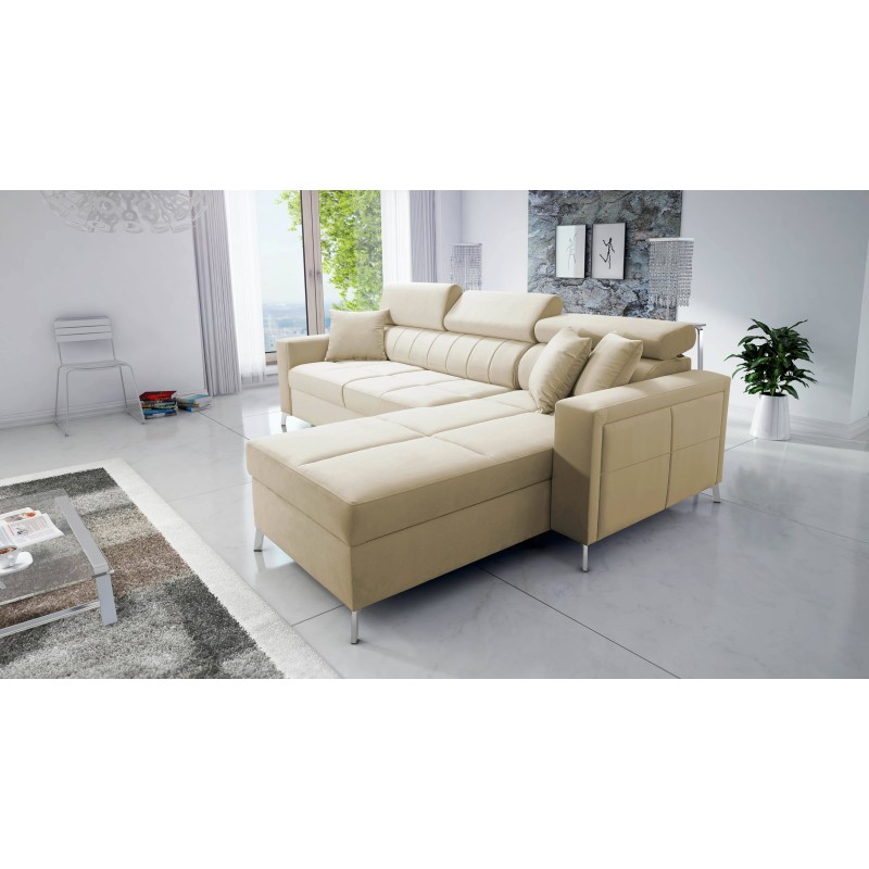 Narożnik Oslo I Maxi z funkcją spania Velvet, Jaguar 2162 | Fantastyczny komfort i styl w Twoim domu Narożnik Oslo I Maxi z funkcją spania Velvet, Jaguar 2162 | Fantastyczny komfort i styl w Twoim domu