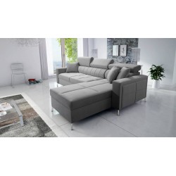 Narożnik Oslo I Maxi z funkcją spania Velvet, Jaguar 2167 | Fantastyczny komfort i styl w Twoim domu