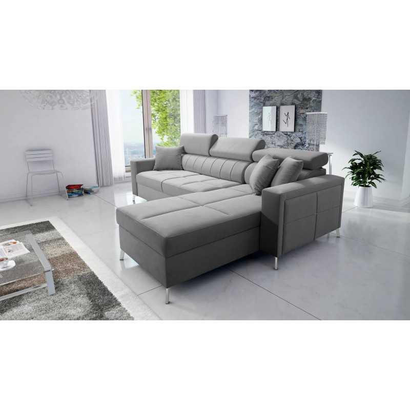Narożnik Oslo I Maxi z funkcją spania Velvet, Jaguar 2167 | Fantastyczny komfort i styl w Twoim domu Narożnik Oslo I Maxi z funkcją spania Velvet, Jaguar 2167 | Fantastyczny komfort i styl w Twoim domu