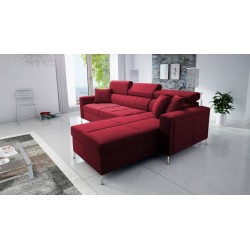 Narożnik Oslo I Maxi z funkcją spania Velvet, Jaguar 2181 | Fantastyczny komfort i styl w Twoim domu