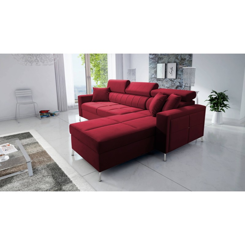 Narożnik Oslo I Maxi z funkcją spania Velvet, Jaguar 2181 | Fantastyczny komfort i styl w Twoim domu Narożnik Oslo I Maxi z funkcją spania Velvet, Jaguar 2181 | Fantastyczny komfort i styl w Twoim domu