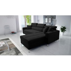 Narożnik Oslo I Maxi z funkcją spania Velvet, Jaguar 2183 | Fantastyczny komfort i styl w Twoim domu