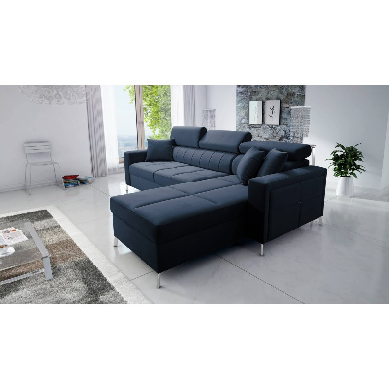 Narożnik Oslo I Maxi z funkcją spania Velvet, Jaguar 2186 | Fantastyczny komfort i styl w Twoim domu Narożnik Oslo I Maxi z funkcją spania Velvet, Jaguar 2186 | Fantastyczny komfort i styl w Twoim domu