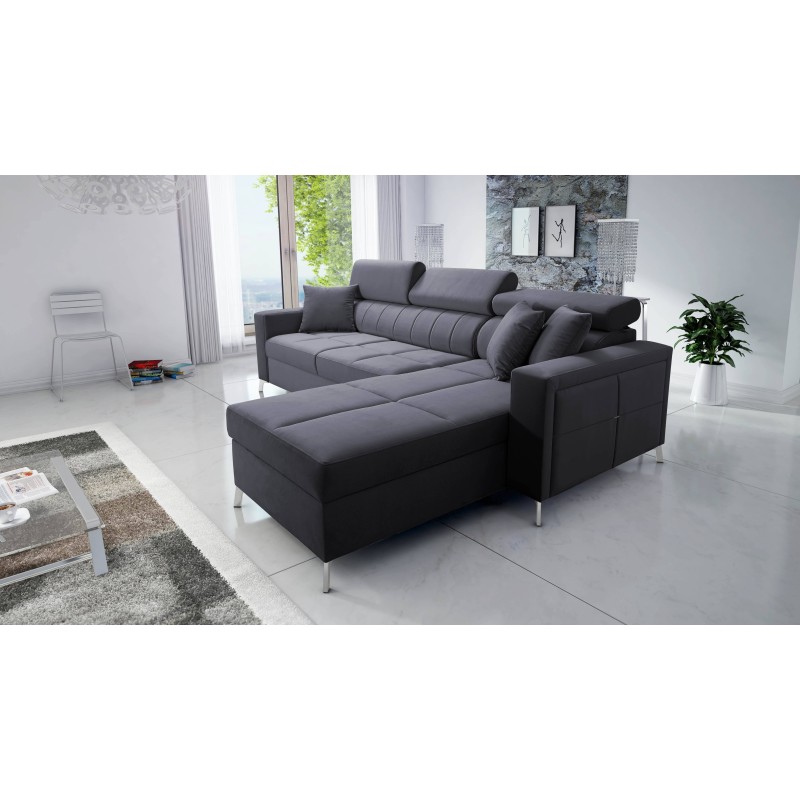 Narożnik Oslo I Maxi z funkcją spania Velvet, Jaguar 2191 | Fantastyczny komfort i styl w Twoim domu Narożnik Oslo I Maxi z funkcją spania Velvet, Jaguar 2191 | Fantastyczny komfort i styl w Twoim domu
