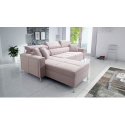 Narożnik Oslo I Maxi z funkcją spania Velvet, Jaguar 2170 | Fantastyczny komfort i styl w Twoim domu