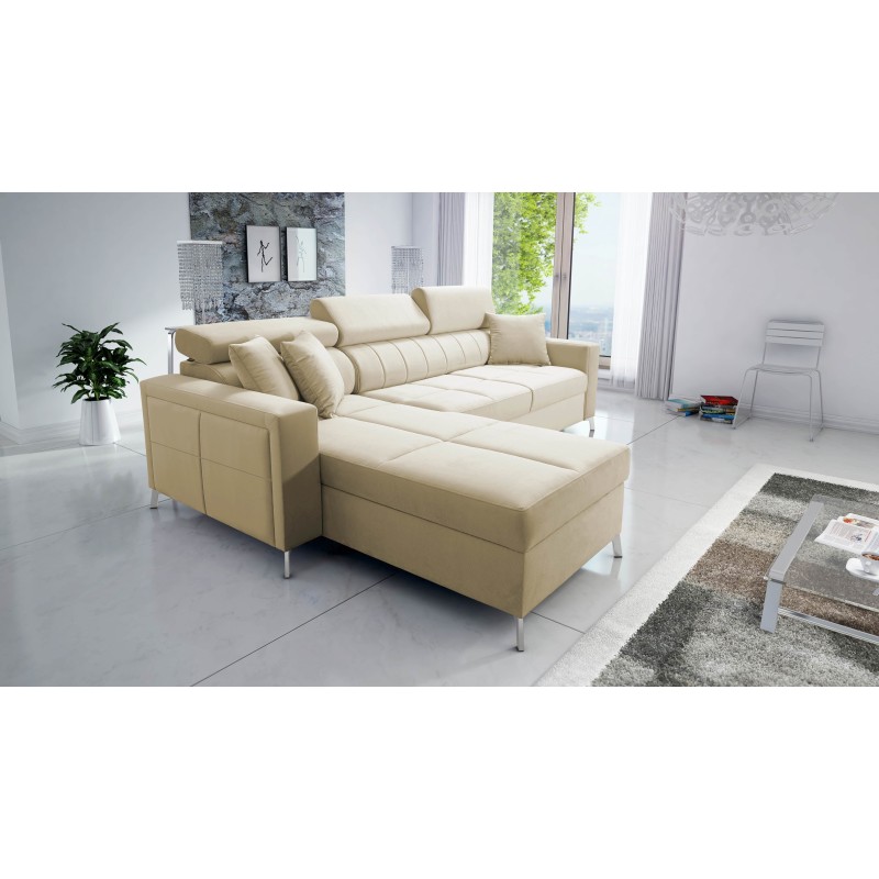 Narożnik Oslo I Maxi z funkcją spania Velvet, Jaguar 2162 | Fantastyczny komfort i styl w Twoim domu Narożnik Oslo I Maxi z funkcją spania Velvet, Jaguar 2162 | Fantastyczny komfort i styl w Twoim domu