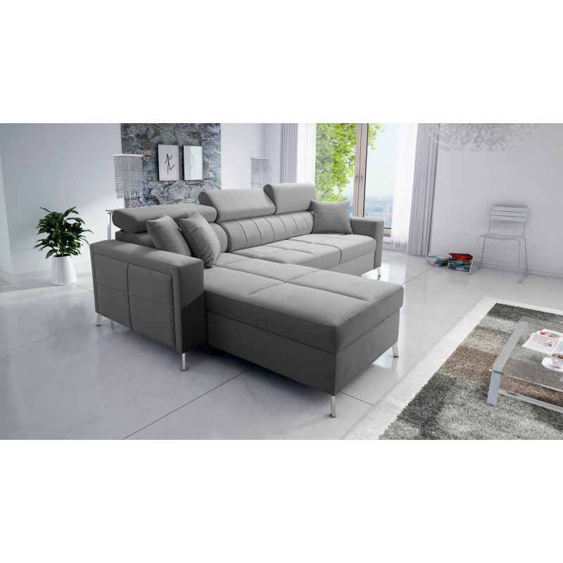 Narożnik Oslo I Maxi z funkcją spania Velvet, Jaguar 2167 | Fantastyczny komfort i styl w Twoim domu Narożnik Oslo I Maxi z funkcją spania Velvet, Jaguar 2167 | Fantastyczny komfort i styl w Twoim domu