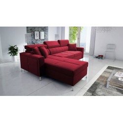 Narożnik Oslo I Maxi z funkcją spania Velvet, Jaguar 2181 | Fantastyczny komfort i styl w Twoim domu