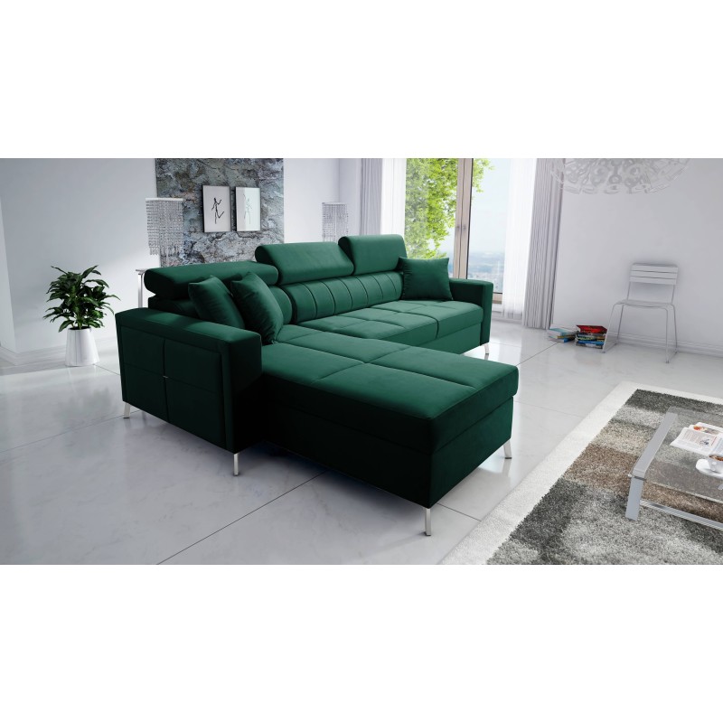 Narożnik Oslo I Maxi z funkcją spania Velvet, Jaguar 2185 | Fantastyczny komfort i styl w Twoim domu Narożnik Oslo I Maxi z funkcją spania Velvet, Jaguar 2185 | Fantastyczny komfort i styl w Twoim domu