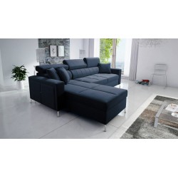 Narożnik Oslo I Maxi z funkcją spania Velvet, Jaguar 2186 | Fantastyczny komfort i styl w Twoim domu