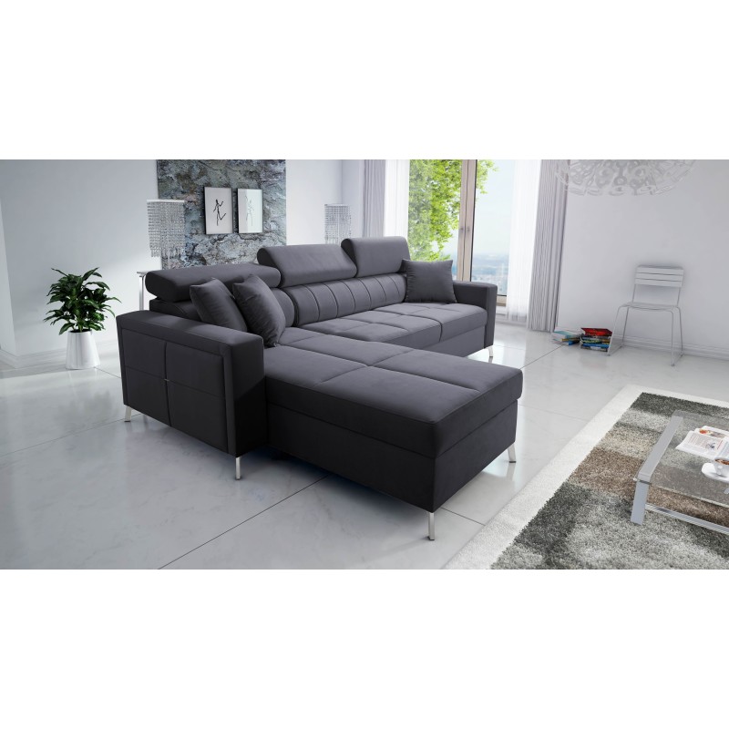 Narożnik Oslo I Maxi z funkcją spania Velvet, Jaguar 2191 | Fantastyczny komfort i styl w Twoim domu Narożnik Oslo I Maxi z funkcją spania Velvet, Jaguar 2191 | Fantastyczny komfort i styl w Twoim domu