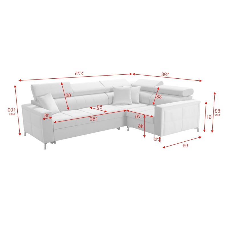 Oslo II Corner Sofa with Sleeping Function and Velvet Bedding Storage, Jaguar 2186 | Comfort and Functionality at the Highest Le Oslo II Corner Sofa with Sleeping Function and Velvet Bedding Storage, Jaguar 2186 | Comfort and Functionality at the Highest Le