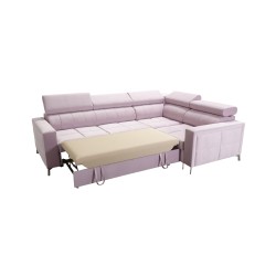 Oslo II Corner Sofa with Sleeping Function and Velvet Bedding Storage, Jaguar 2191 | Comfort and Functionality at the Highest Le Oslo II Corner Sofa with Sleeping Function and Velvet Bedding Storage, Jaguar 2191 | Comfort and Functionality at the Highest Le