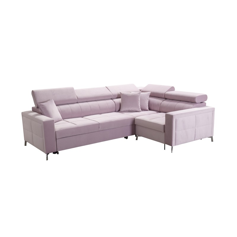 Oslo II Corner Sofa with Sleeping Function and Velvet Bedding Storage, Jaguar 2191 | Comfort and Functionality at the Highest Le Oslo II Corner Sofa with Sleeping Function and Velvet Bedding Storage, Jaguar 2191 | Comfort and Functionality at the Highest Le