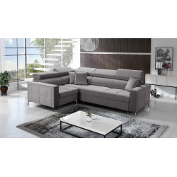 Oslo II corner sofa with sleeping function and bedding storage Velvet, Jaguar 2167 | Comfort and functionality at the highest le