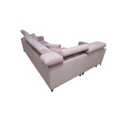Oslo II corner sofa with sleeping function and bedding storage Velvet, Jaguar 2181 | Comfort and functionality at the highest le Oslo II corner sofa with sleeping function and bedding storage Velvet, Jaguar 2181 | Comfort and functionality at the highest le