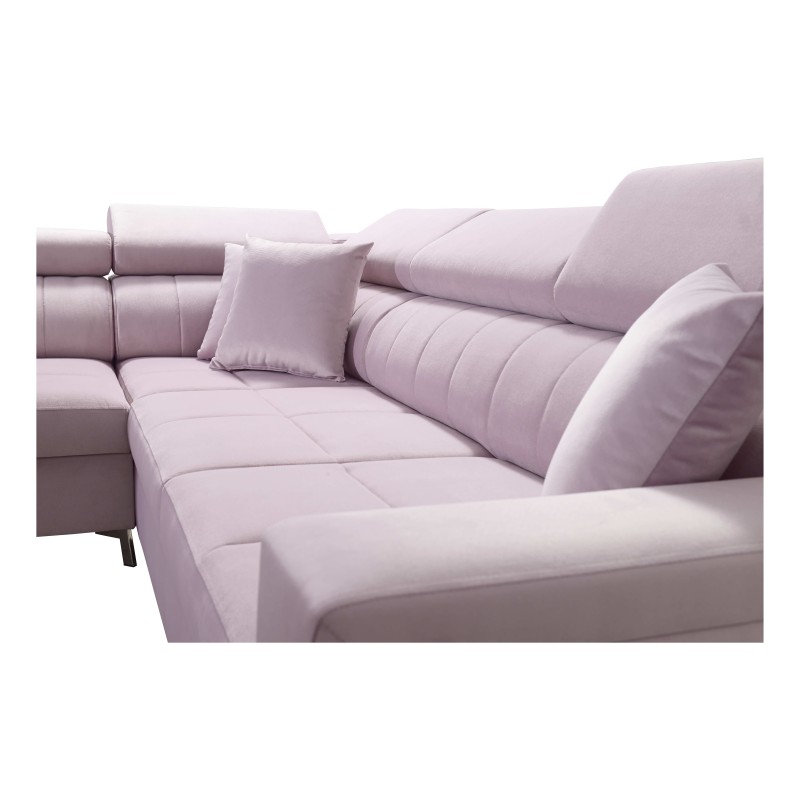 Oslo II Corner Sofa with Sleeping Function and Velvet Bedding Storage, Jaguar 2191 | Comfort and Functionality at the Highest Le Oslo II Corner Sofa with Sleeping Function and Velvet Bedding Storage, Jaguar 2191 | Comfort and Functionality at the Highest Le