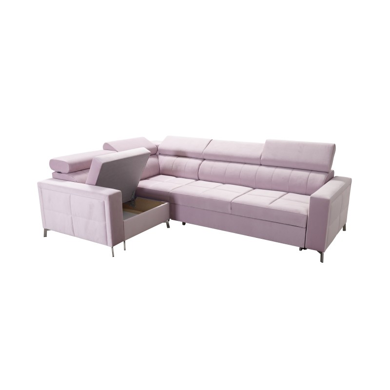 Oslo II Corner Sofa with Sleeping Function and Velvet Bedding Storage, Jaguar 2191 | Comfort and Functionality at the Highest Le Oslo II Corner Sofa with Sleeping Function and Velvet Bedding Storage, Jaguar 2191 | Comfort and Functionality at the Highest Le