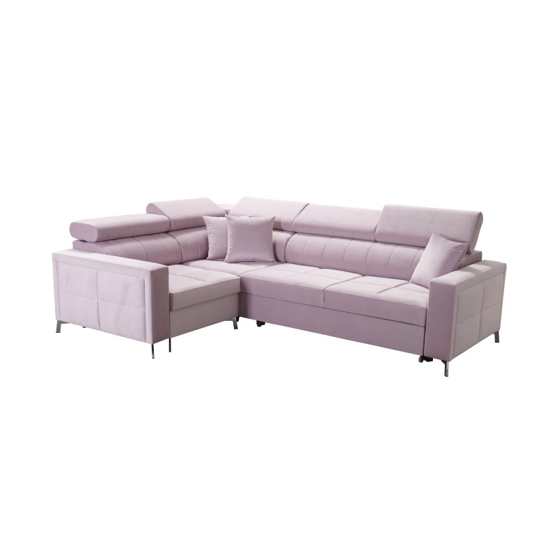 Oslo II Corner Sofa with Sleeping Function and Velvet Bedding Storage, Jaguar 2191 | Comfort and Functionality at the Highest Le Oslo II Corner Sofa with Sleeping Function and Velvet Bedding Storage, Jaguar 2191 | Comfort and Functionality at the Highest Le