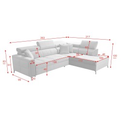 Narożnik Oslo III mini - elegancki i praktyczny mebel z funkcją spania Narożnik Oslo III mini - elegancki i praktyczny mebel z funkcją spania