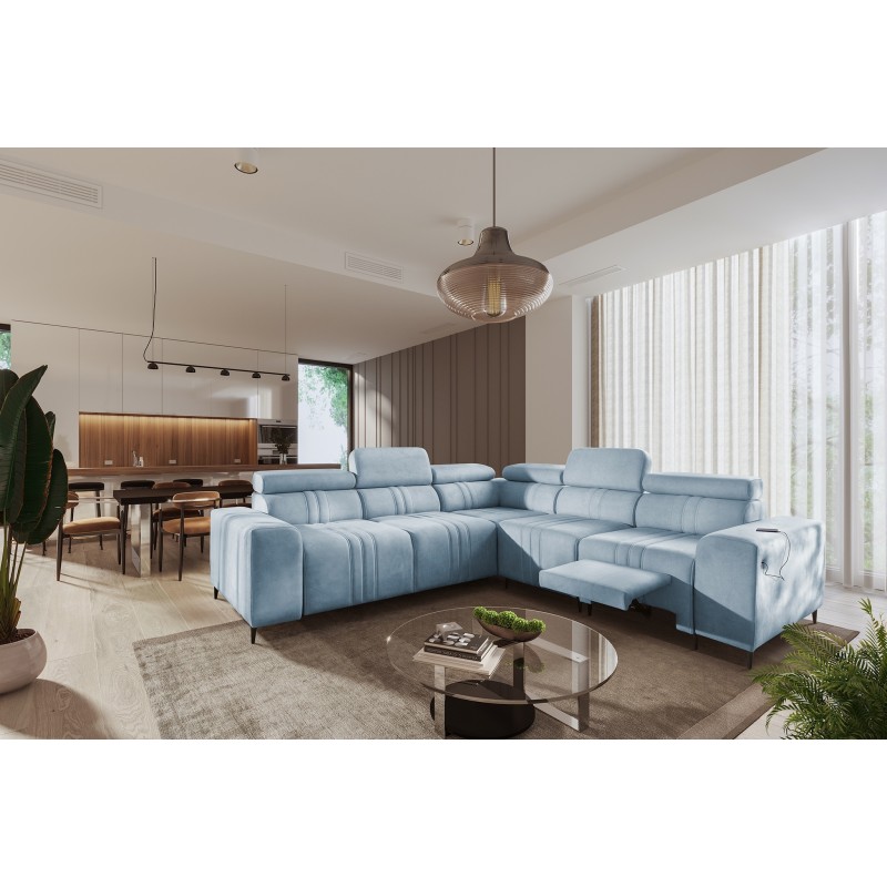 Narożnik Verona III Mix z funkcją spania oraz funkcją relax manualna tkanian Vena 6 Narożnik Verona III Mix z funkcją spania oraz funkcją relax manualna tkanian Vena 6