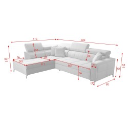 Narożnik Oslo III mini - elegancki i praktyczny mebel z funkcją spania Narożnik Oslo III mini - elegancki i praktyczny mebel z funkcją spania