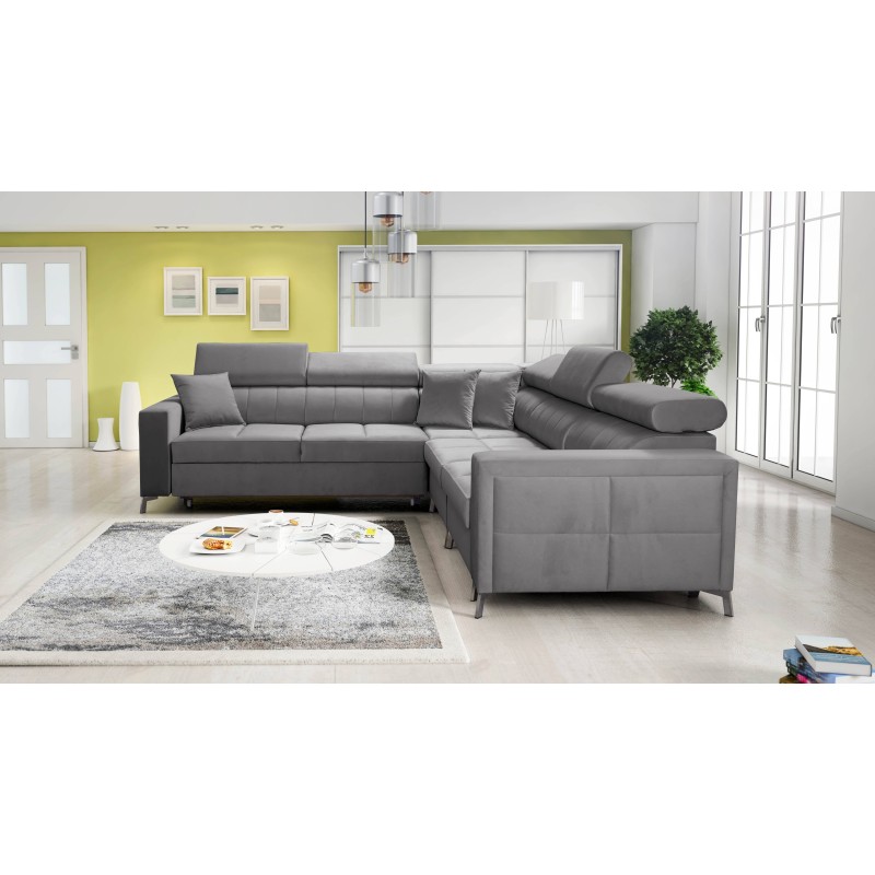 Oslo IV corner sofa with sleeping function and bedding storage Velvet, Jaguar 2167 Oslo IV corner sofa with sleeping function and bedding storage Velvet, Jaguar 2167