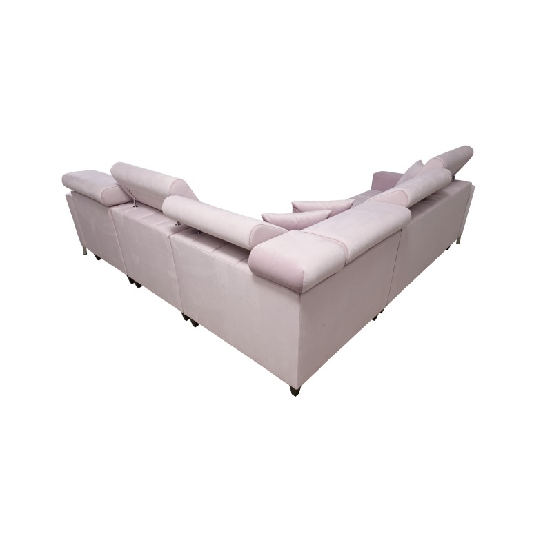 Oslo IV corner sofa with sleeping function and storage for bedding Velvet, Jaguar 2185 Oslo IV corner sofa with sleeping function and storage for bedding Velvet, Jaguar 2185