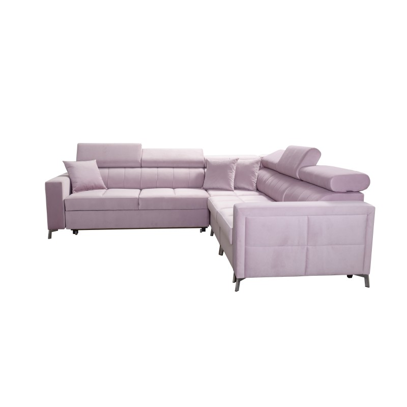 Oslo IV corner sofa with sleeping function and storage for bedding Velvet, Jaguar 2185 Oslo IV corner sofa with sleeping function and storage for bedding Velvet, Jaguar 2185
