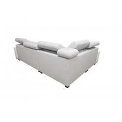 Narożnik Napoli II z funkcją spania i barkiem - Welur, Amor Velvet 4302 + Ecoskóra + Ecoskóra Narożnik Napoli II z funkcją spania i barkiem - Welur, Amor Velvet 4302 + Ecoskóra + Ecoskóra