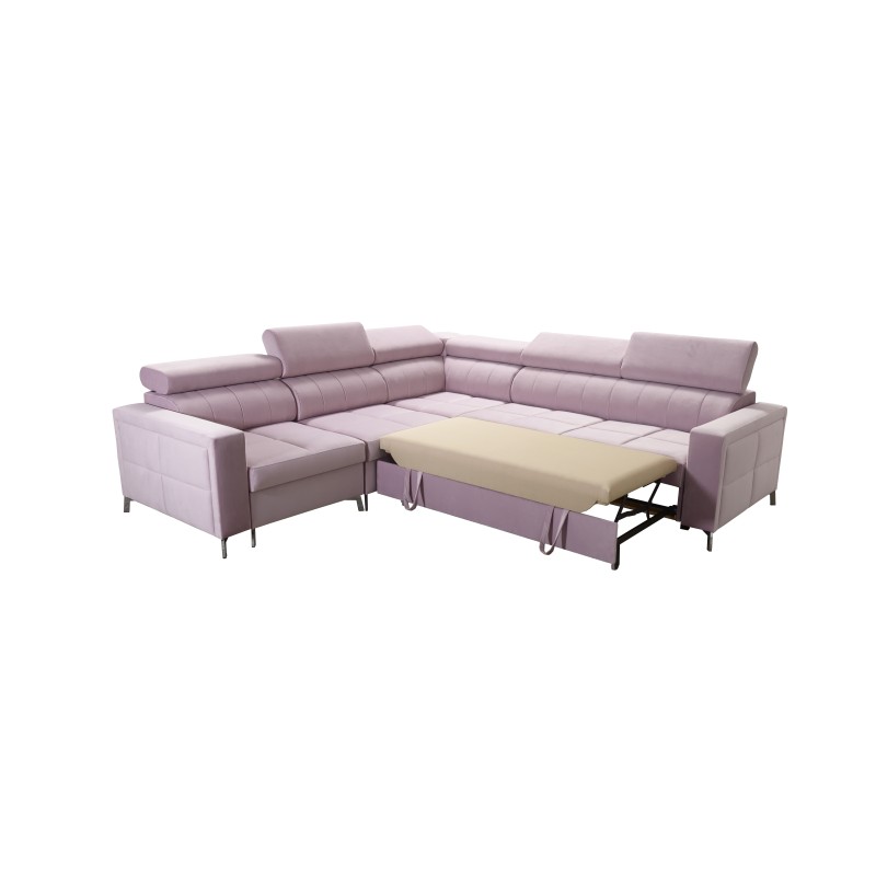Oslo IV corner sofa with sleeping function and bedding storage Velvet, Jaguar 2181 Oslo IV corner sofa with sleeping function and bedding storage Velvet, Jaguar 2181