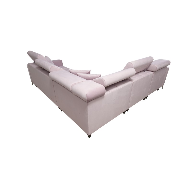 Oslo IV corner sofa with sleeping function and bedding storage Velvet, Jaguar 2181 Oslo IV corner sofa with sleeping function and bedding storage Velvet, Jaguar 2181