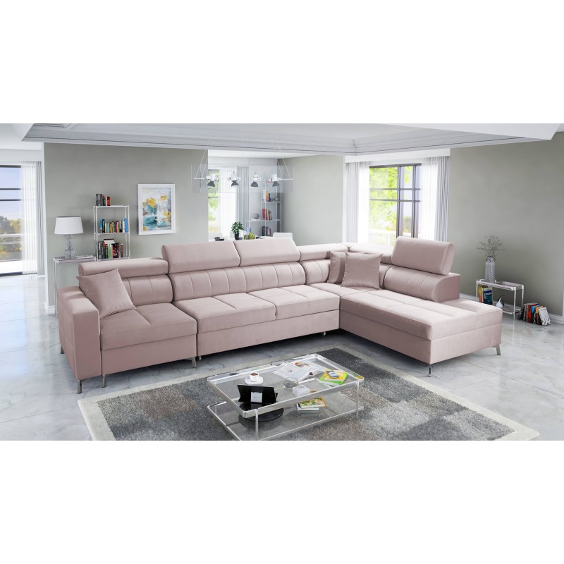 Oslo X mini corner sofa with a sleeping function and a storage compartment for be Oslo X mini corner sofa with a sleeping function and a storage compartment for be