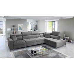Oslo X mini corner sofa with a sleeping function and a storage compartment for be