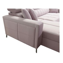 Narożnik Oslo I mini z funkcją spania oraz pojemnikiem na pościel tkanina Jaguar 2167