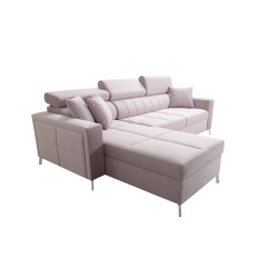 Narożnik Oslo I mini z funkcją spania oraz pojemnikiem na pościel tkanina Jaguar 2167