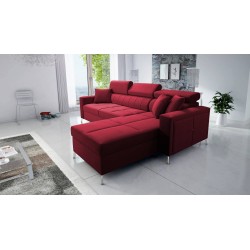 Narożnik Oslo I Maxi z funkcją spania Velvet, Jaguar 2181 | Fantastyczny komfort i styl w Twoim domu