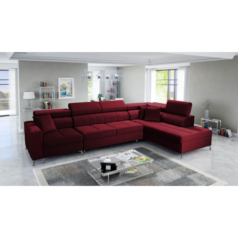 Oslo X mini corner sofa with a sleeping function and a storage compartment for be Oslo X mini corner sofa with a sleeping function and a storage compartment for be