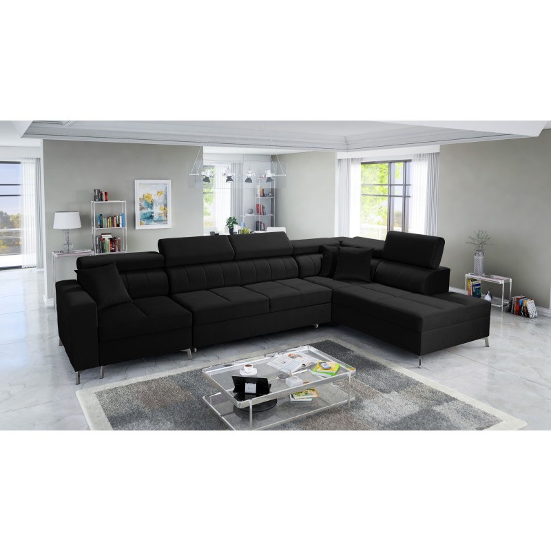 Oslo X mini corner sofa with a sleeping function and a storage compartment for be Oslo X mini corner sofa with a sleeping function and a storage compartment for be