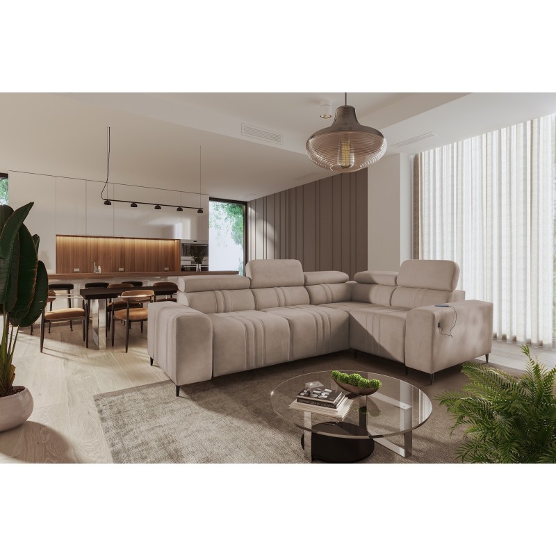 Verona II corner sofa with a sleeping function - elegance and functionality in one Verona II corner sofa with a sleeping function - elegance and functionality in one