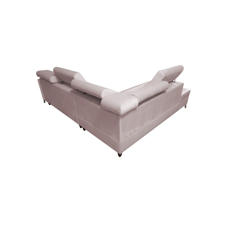 Narożnik Oslo III mini z funkcją spania oraz pojemnikiem na pościel tkanina Jaguar 2167