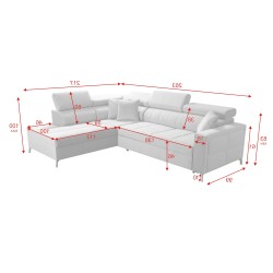 Narożnik Oslo III mini - elegancki i praktyczny mebel z funkcją spania Narożnik Oslo III mini - elegancki i praktyczny mebel z funkcją spania