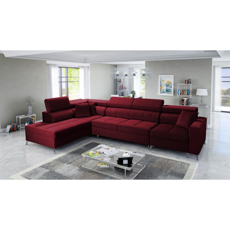 Oslo X mini corner sofa with a sleeping function and a storage compartment for be Oslo X mini corner sofa with a sleeping function and a storage compartment for be