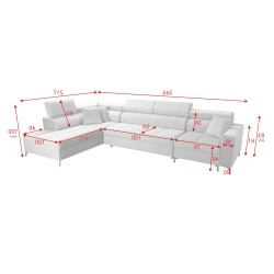 Oslo X Maxi Corner Sofa with Sleeping Function – Luxury and Functionality in One Oslo X Maxi Corner Sofa with Sleeping Function – Luxury and Functionality in One