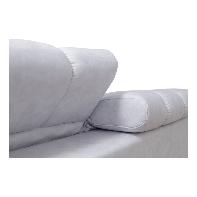 Narożnik Prisma II z funkcją spania w tkaninie Velvet | Pet friendly, Terra 92 + Ecoskóra | Twoje idealne miejsce do relaksu