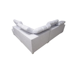 Narożnik Prisma VII z funkcją spania, portem usb oraz pojemnikiem na pościel tkanina Terra 06