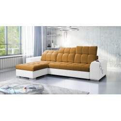 Prisma I corner sofa with a sleeping function and USB port - comfort and elegance in one. Prisma I corner sofa with a sleeping function and USB port - comfort and elegance in one.