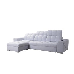 Prisma I corner sofa with a sleeping function and USB port - comfort and elegance in one. Prisma I corner sofa with a sleeping function and USB port - comfort and elegance in one.