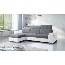 Prisma I corner sofa with a sleeping function and USB port - comfort and elegance in one. Prisma I corner sofa with a sleeping function and USB port - comfort and elegance in one.